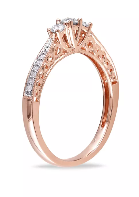 Best deal โญ 1/4 ct. t.w. Diamond 3 Stone Engagement Ring by Belk & Co. ๐ฅ 2 Best deal โญ 1/4 ct. t.w. Diamond 3 Stone Engagement Ring by Belk & Co. ๐ฅ - Image 2