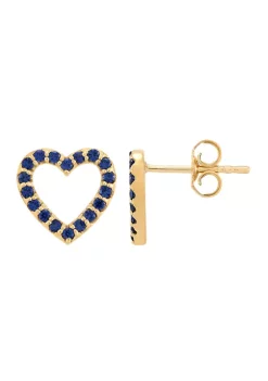 Best reviews of 🧨 3/8 ct. t.w. Lab Created Ruby Heart Earrings in 10K Gold by Belk & Co. ⌛ -DealsBelk & Co. Store Belk 27884