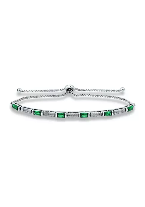 Flash Sale ๐ฏ Lab Created 1.57 ct. Nano Emerald and Created White Sapphire Bolo Bracelet, Sterling Silver by Belk & Co. ๐ 1 Flash Sale ๐ฏ Lab Created 1.57 ct. Nano Emerald and Created White Sapphire Bolo Bracelet, Sterling Silver by Belk & Co. ๐