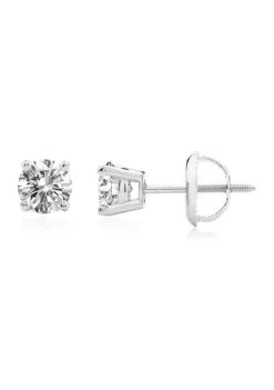 Cheapest 🧨 3/4 ct. t.w. Lab Created Diamond IGI Certified Solitaire Stud Earrings in 14K White Gold by Belk & Co. 😉