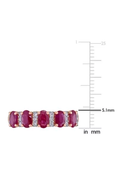 Top 10 ๐ 1.37 ct. t.w. Ruby and 1/6 ct. t.w. Diamond Semi Eternity Ring in 14k Rose Gold by Belk & Co. ๐ 9 Top 10 ๐ 1.37 ct. t.w. Ruby and 1/6 ct. t.w. Diamond Semi Eternity Ring in 14k Rose Gold by Belk & Co. ๐ -DealsBelk & Co. Store Belk 27969