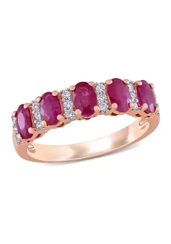 Top 10 ๐ 1.37 ct. t.w. Ruby and 1/6 ct. t.w. Diamond Semi Eternity Ring in 14k Rose Gold by Belk & Co. ๐ 11 Top 10 ๐ 1.37 ct. t.w. Ruby and 1/6 ct. t.w. Diamond Semi Eternity Ring in 14k Rose Gold by Belk & Co. ๐ -DealsBelk & Co. Store Belk 27971