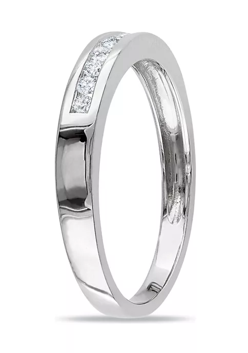Promo 🤩 1/5 ct. t.w. Diamond Eternity Band in 10K White Gold by Belk & Co. ✔️ 2 Promo 🤩 1/5 ct. t.w. Diamond Eternity Band in 10K White Gold by Belk & Co. ✔️ - Image 2