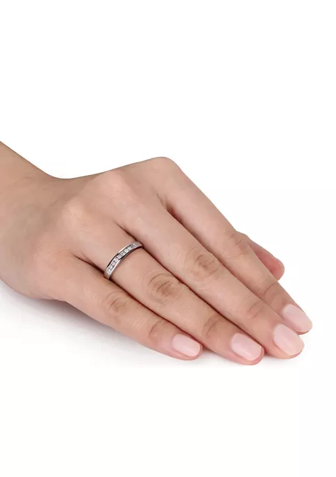 Promo 🤩 1/5 ct. t.w. Diamond Eternity Band in 10K White Gold by Belk & Co. ✔️ 4 Promo 🤩 1/5 ct. t.w. Diamond Eternity Band in 10K White Gold by Belk & Co. ✔️ - Image 4