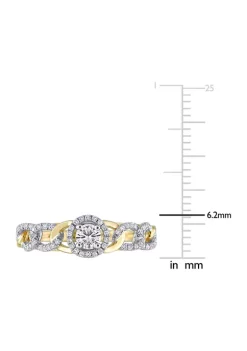 Buy ✔️ 1/3 CT TW Diamond Link Ring in 10k Yellow Gold by Belk & Co. 🔥 -DealsBelk & Co. Store Belk 28085