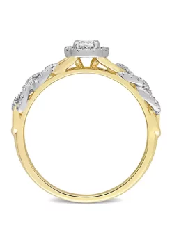 Buy ✔️ 1/3 CT TW Diamond Link Ring in 10k Yellow Gold by Belk & Co. 🔥 -DealsBelk & Co. Store Belk 28086