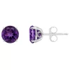 Deals 🛒 Sterling Silver 6mm Round Amethyst Stud Earrings by Belk & Co. 😉