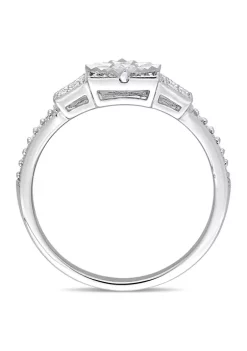 Flash Sale 🎁 1/4 CT TW Diamond Vintage Ring in Sterling Silver by Belk & Co. 🔥 -DealsBelk & Co. Store Belk 28198