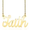 Budget 😉 14k Yellow Gold Faith Necklace by Belk & Co. 🤩