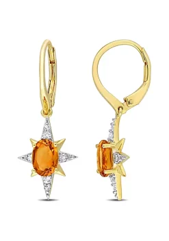 Hot Sale ๐คฉ 1.72 ct. t.g.w. Madeira Citrine and White Topaz Drop Earrings in 18K Yellow Gold Plated Sterling Silver by Belk & Co. ๐ฏ 9 Hot Sale ๐คฉ 1.72 ct. t.g.w. Madeira Citrine and White Topaz Drop Earrings in 18K Yellow Gold Plated Sterling Silver by Belk & Co. ๐ฏ -DealsBelk & Co. Store Belk 28253