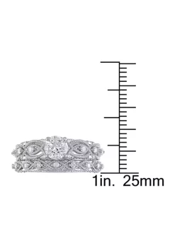 Cheapest 🎉 1.25 ct. t.w. Diamond Infinity Vintage Bridal Set in 10k White Gold by Belk & Co. 👍 -DealsBelk & Co. Store Belk 28304