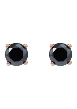 Best Pirce 💯 2 ct. t.w. Black Diamond Earrings in 14K Rose Gold by Belk & Co. 🎉 -DealsBelk & Co. Store Belk 2831