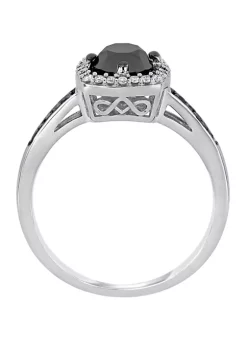 Best deal ⌛ 1.14 ct. t.w. Black and White Diamond Halo Engagement Ring in 14K White Gold by Belk & Co. ✨ 7 Best deal ⌛ 1.14 ct. t.w. Black and White Diamond Halo Engagement Ring in 14K White Gold by Belk & Co. ✨ -DealsBelk & Co. Store Belk 28317