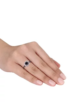 Best deal ⌛ 1.14 ct. t.w. Black and White Diamond Halo Engagement Ring in 14K White Gold by Belk & Co. ✨ 8 Best deal ⌛ 1.14 ct. t.w. Black and White Diamond Halo Engagement Ring in 14K White Gold by Belk & Co. ✨ -DealsBelk & Co. Store Belk 28318