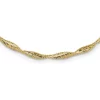 Cheap ✔️ 14K Yellow Gold Polished Twisted Stretch Necklace by Belk & Co. 😉