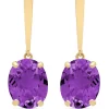 Top 10 ⌛ 5 ct. t.w. Amethyst Drop Earrings by Belk & Co. 👍