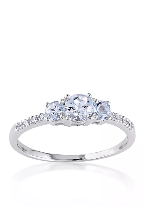 Best Sale โ 10k White Gold Aquamarine and Diamond Ring by Belk & Co. ๐คฉ 1 Best Sale โ 10k White Gold Aquamarine and Diamond Ring by Belk & Co. ๐คฉ