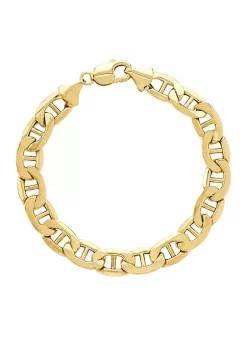 Discount ⌛ Link Bracelet in 10k Yellow Gold by Belk & Co. 🌟 -DealsBelk & Co. Store Belk 28564