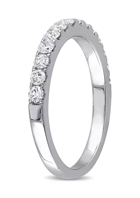 Promo ๐ 1/2 ct. t.w. Diamond Eternity Band in 10K White Gold by Belk & Co. โญ 2 Promo ๐ 1/2 ct. t.w. Diamond Eternity Band in 10K White Gold by Belk & Co. โญ - Image 2
