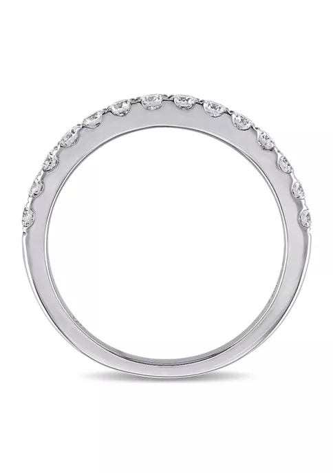 Promo ๐ 1/2 ct. t.w. Diamond Eternity Band in 10K White Gold by Belk & Co. โญ 3 Promo ๐ 1/2 ct. t.w. Diamond Eternity Band in 10K White Gold by Belk & Co. โญ - Image 3