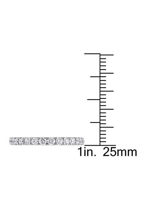 Promo ๐ 1/2 ct. t.w. Diamond Eternity Band in 10K White Gold by Belk & Co. โญ 4 Promo ๐ 1/2 ct. t.w. Diamond Eternity Band in 10K White Gold by Belk & Co. โญ - Image 4