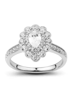 New ✔️ 1 ct. t.w. Diamond Engagement Ring in 14K White Gold by Belk & Co. ❤️ -DealsBelk & Co. Store Belk 28580