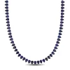 Best deal 😉 35 ct. t.g.w. Created Blue Sapphire Necklace in Sterling Silver by Belk & Co. ✨