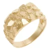 Brand new ✔️ Men's Nugget Ring in 10K Yellow Gold by Belk & Co. 🧨