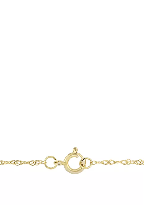 Top 10 ๐ 1/10 ct. t.w. Diamond Heart Necklace in 14K Yellow Gold by Belk & Co. ๐ 2 Top 10 ๐ 1/10 ct. t.w. Diamond Heart Necklace in 14K Yellow Gold by Belk & Co. ๐ - Image 2