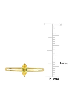 Best reviews of ✔️ 1/3 CT TGW Marquise Yellow Sapphire Solitaire Stackable Ring in 10k Yellow Gold by Belk & Co. ✔️ -DealsBelk & Co. Store Belk 28725