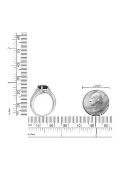 Best reviews of 🥰 1.9 ct. t.w. Black Onyx and 5/8 ct. t.w. White Topaz Ring in Sterling Silver by Belk & Co. 😀 -DealsBelk & Co. Store Belk 28741