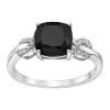 New 👍 2 ct. t.w. Black Onyx and Diamond Accent Ring in Sterling Silver by Belk & Co. 😍