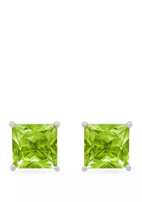 Cheapest ✔️ 2.5 ct. t.w. Peridot Stud Earrings by Belk & Co. ✨ 3 Cheapest ✔️ 2.5 ct. t.w. Peridot Stud Earrings by Belk & Co. ✨ - Image 3