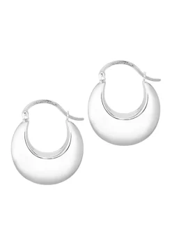 Discount ⌛ Sterling Silver Hoop Earring by Belk & Co. 👏 -DealsBelk & Co. Store Belk 28780