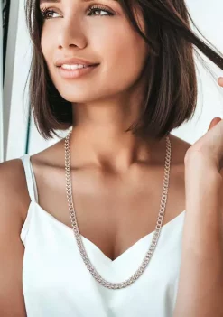 Best reviews of 🥰 Sterling Silver 6.5mm Curb Link Chain Necklace by Belk & Co. ✨ -DealsBelk & Co. Store Belk 28833