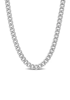 Best reviews of 🥰 Sterling Silver 6.5mm Curb Link Chain Necklace by Belk & Co. ✨ -DealsBelk & Co. Store Belk 28834