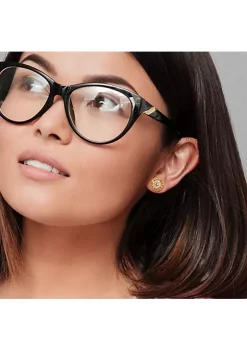 Buy ✔️ 3.52 ct. t.g.w. Citrine, Madeira Citrine and White Topaz Stud Earrings in 18K Yellow Gold Plated Sterling Silver by Belk & Co. 🎉 -DealsBelk & Co. Store Belk 28840