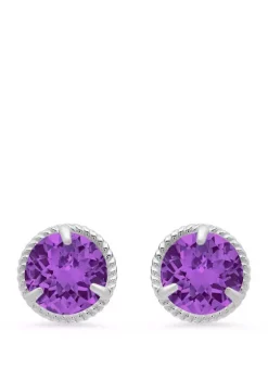 New ⭐ 1.6 ct. t.w. Amethyst Stud Earrings by Belk & Co. 🤩