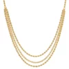 Top 10 💯 10K Yellow Gold Triple Layer Rope Necklace by Belk & Co. 👍