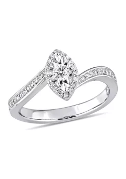 Best reviews of 😉 1/4 ct. t.w. Diamond Halo Twist Engagement Ring in Sterling Silver by Belk & Co. 🔥 -DealsBelk & Co. Store Belk 28929