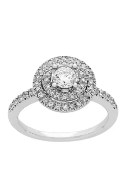 Best Sale 🔔 My Forever 1/2 ct. t.w. Diamond Engagement Ring in 10k White Gold by Belk & Co. 👍