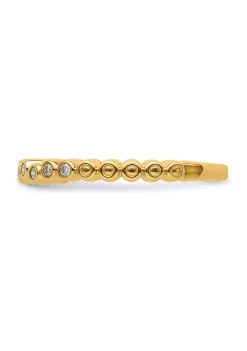 Wholesale 👍 1/10 ct. t.w. Diamonds Stackable Expressions Ring in 14K Gold by Belk & Co. 😉 -DealsBelk & Co. Store Belk 29021
