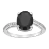 Cheapest 🛒 2.2 ct. t.w. Black Onyx and Diamond Accent Ring in Sterling Silver by Belk & Co. 🧨