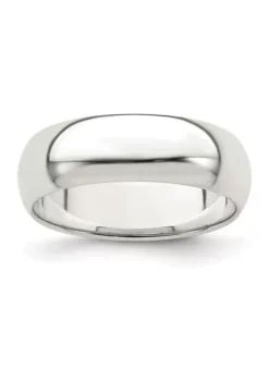Outlet ๐ฏ Sterling Silver Half-Round Band by Belk & Co. ๐งจ