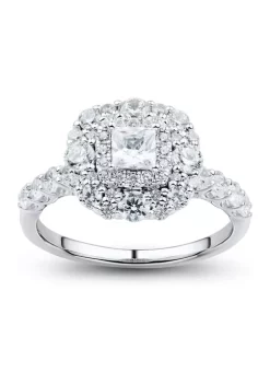 Best Sale 🔥 1.5 ct. t.w. Diamond Ring in 14K White Gold by Belk & Co. 🥰