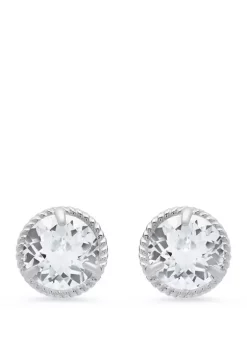 Top 10 🌟 2 ct. t.w. White Topaz Stud Earrings by Belk & Co. 🧨 -DealsBelk & Co. Store Belk 29194