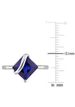 Best reviews of 😀 3.06 ct. t.g.w. Created Blue Sapphire Cocktail Ring in 10K White Gold by Belk & Co. 💯 -DealsBelk & Co. Store Belk 29263