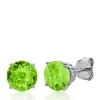 Coupon ❤️ 10k White Gold Peridot Stud Earrings by Belk & Co. 🛒