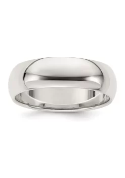 Outlet โค๏ธ Sterling Silver Half-Round Band by Belk & Co. ๐ฅฐ