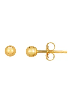 Best Sale โค๏ธ 14KY Ball Post Earring by Belk & Co. โจ